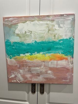 Cuadro abstracto , Donde empieza la luz