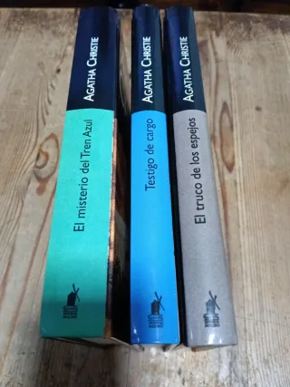 Tres libros de Agatha Christie