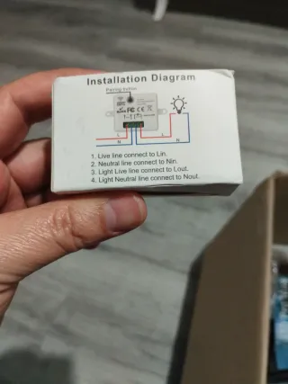 Interruptor Inalámbrico Smart Switch 10A