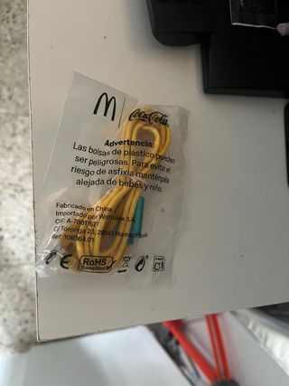 Cargador McDonald's Coca-Cola Colección