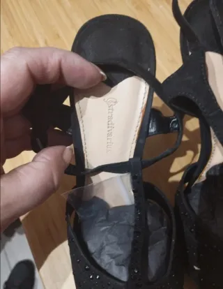 Sandalias tacón fino adornos ,plataformas