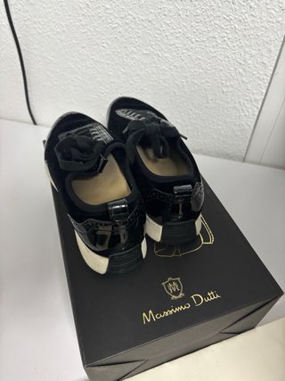 Botines Massimo Dutti Negros