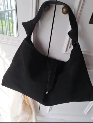 Bolso Piel negro Stradivarius