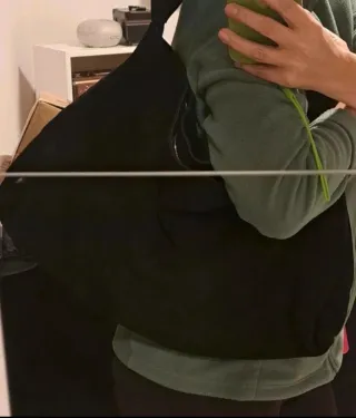 Bolso Piel negro Stradivarius