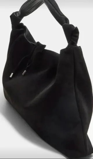 Bolso Piel negro Stradivarius