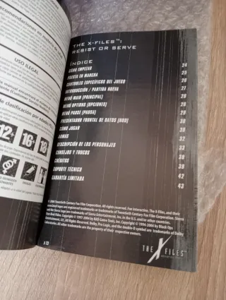 The X-Files Resist or Serve Ps2