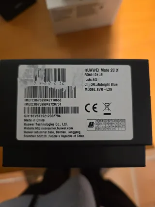 Huawei Mate 20 X azul medianoche 6G + Funda y Lany