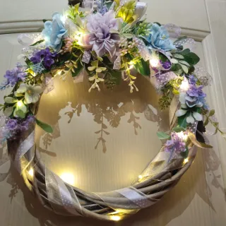 Ghirlanda Primavera shabby chic