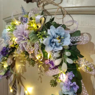 Ghirlanda Primavera shabby chic