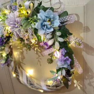 Ghirlanda Primavera shabby chic