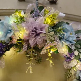 Ghirlanda Primavera shabby chic