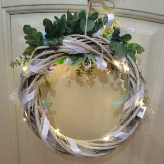 Ghirlanda Primavera shabby chic