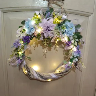 Ghirlanda Primavera shabby chic