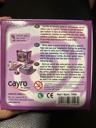 Juego de mesa Ideas4