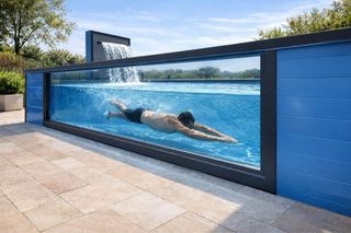 Piscina Desmontable con Ventana