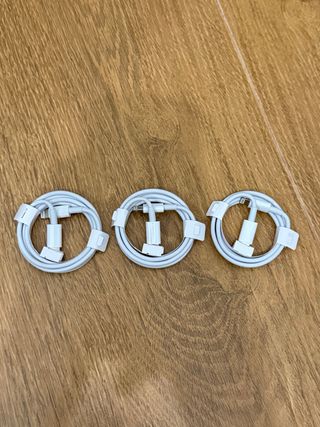 3 Cables Cargadores iPhone