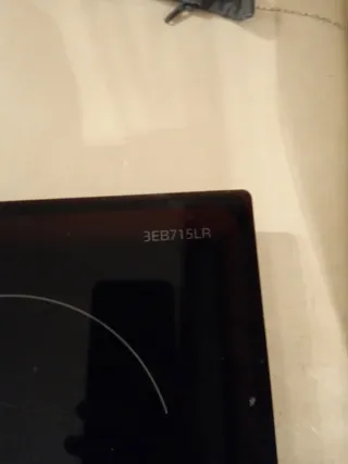 cristal Placa Inducción Balay Cristal Negro Táctil