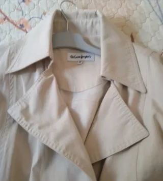 Chaqueta de entretiempo beige