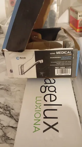 Grifo cocina monomando horizontal