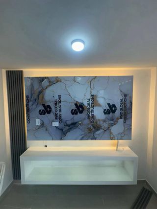 Decoración de plador y escayola