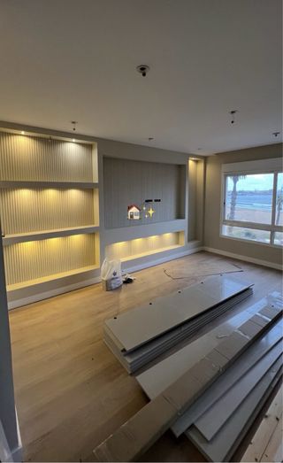 Decoración de plador y escayola