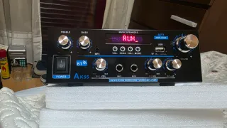 Amplificador Woopker AK55 Bluetooth 900W-70Wx2 RMS