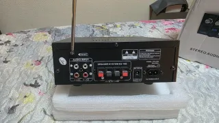 Amplificador Woopker AK55 Bluetooth 900W-70Wx2 RMS