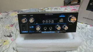 Amplificador Woopker AK55 Bluetooth 900W-70Wx2 RMS