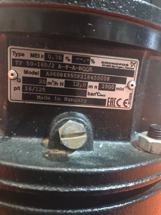 Bomba circulatoria Grundfos TP 50-160