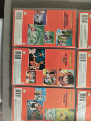 Lote 6 Videocasetes VHS Dragon Ball Z