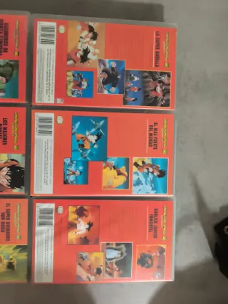 Lote 6 Videocasetes VHS Dragon Ball Z