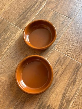 Set 2 cazuelas barro