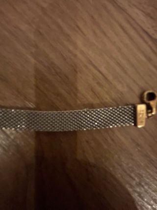 Pulsera Tous Acero y Oro Oso