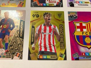 Lote 8 cromos Panini Adrenalyn XL 25-26