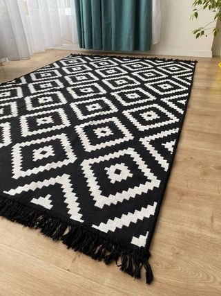 Alfombra Kilim Algodón Étnica 160x230 cm