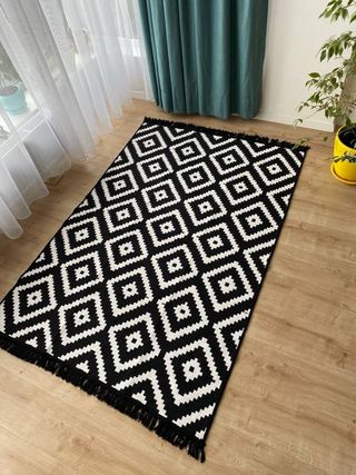 Alfombra Kilim Algodón Étnica 160x230 cm