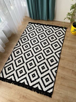 Alfombra Kilim Algodón Étnica 160x230 cm