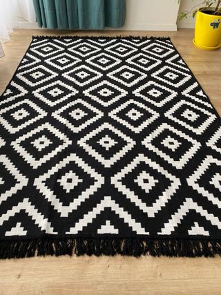 Alfombra Kilim Algodón Étnica 160x230 cm