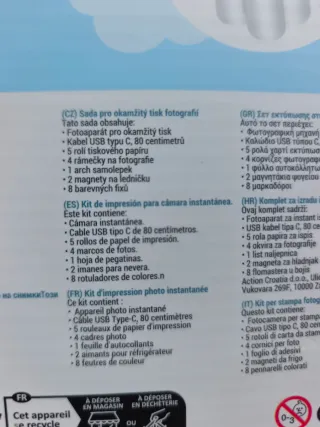 Cámara Instantánea Impresora Térmica