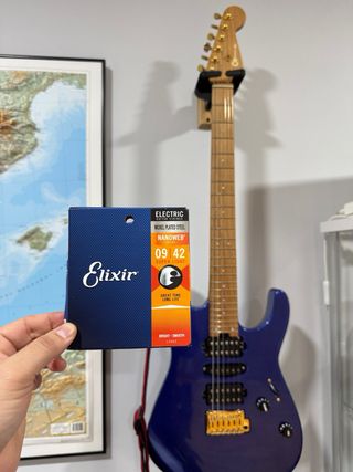 Charvel Pro Mod DK24 HSH Mystic Blue + Mighty Air