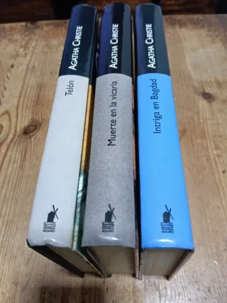 Tres libros de Agatha Christie