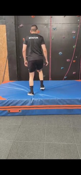 2 Colchonetas Gimnasio Azul/Naranja