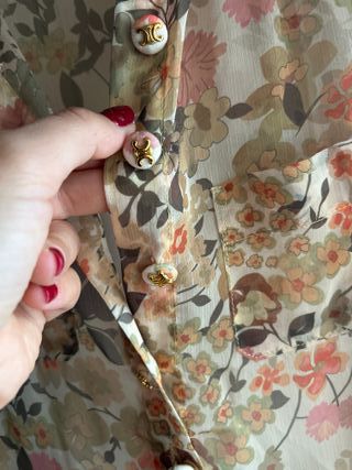 Abito lungo floreale Celine