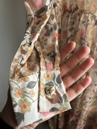 Abito lungo floreale Celine