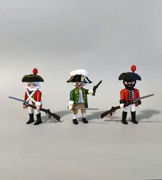Playmobil 3 Soldados Época