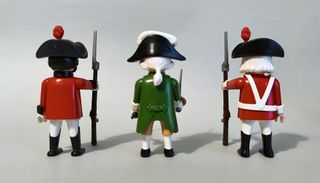 Playmobil 3 Soldados Época