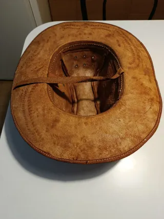 Sombrero de cuero tipo gaucho
