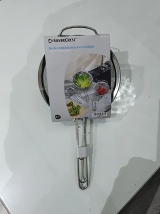 Set 3 Coladores Acero Inoxidable