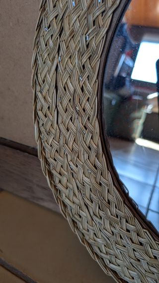 2 Pantallas de Mimbre para Lámpara