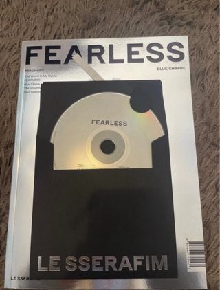 Le Sserafim Fearless Blue Chypre Ver. Kpop Album
